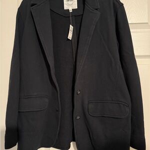 Aerie Black Knit Blazer Jacket